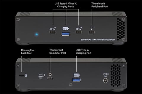 Echo Dual NVMe Thunderbolt Dock