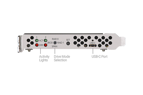 Sonnet Fusion Dual 2.5-inch SSD RAID