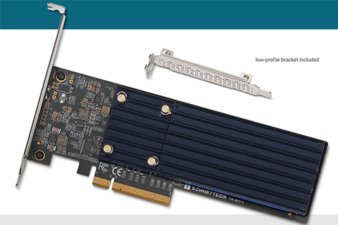 Sonnet M.2 2x4 Low-profile PCIe Card